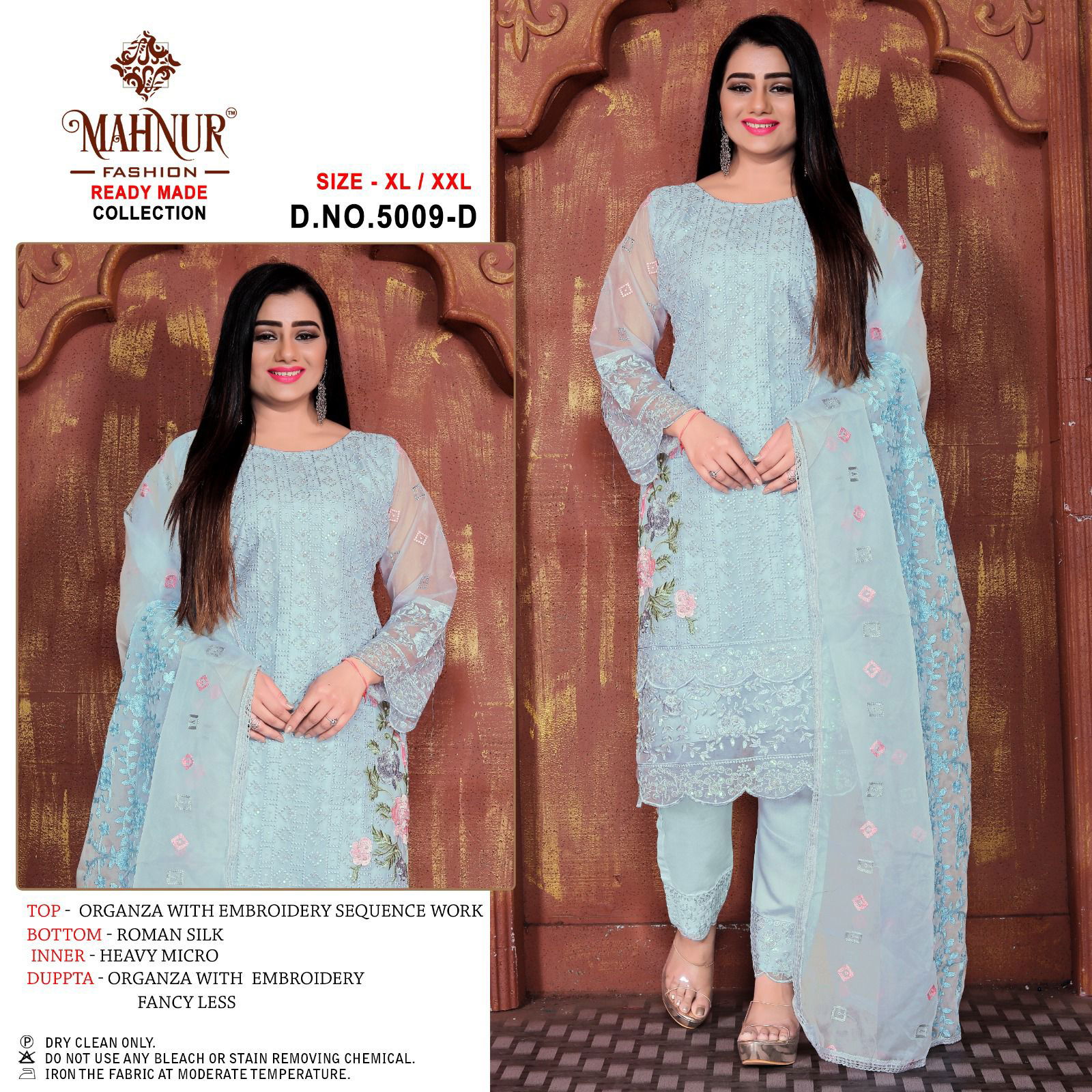 Mahnur 5009 Pakistani Readymade Catalog
